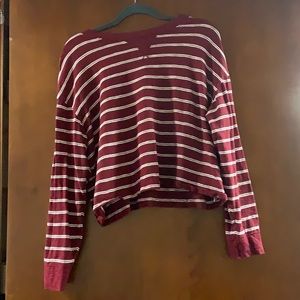 Hollister Striped Long Sleeve Tee
